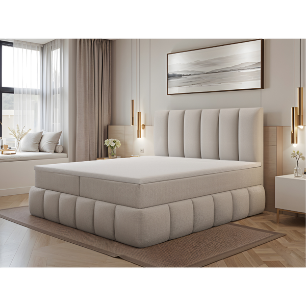 BARI – Boxspringbett mit Bettkasten