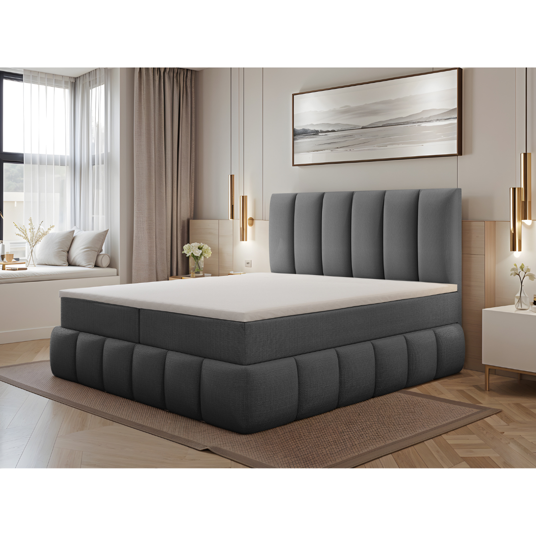 VELORA - Boxspringbett mit Bettkasten