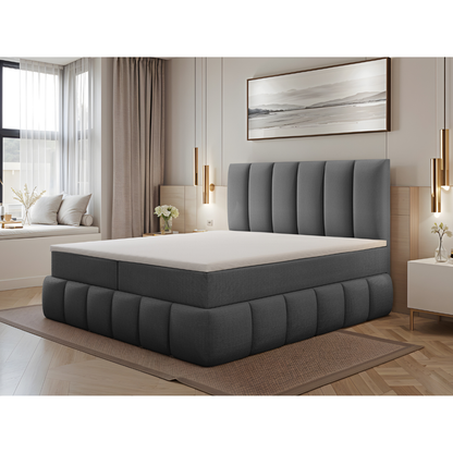 VELORA - Boxspringbett mit Bettkasten