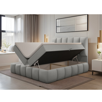 VELORA - Boxspringbett mit Bettkasten