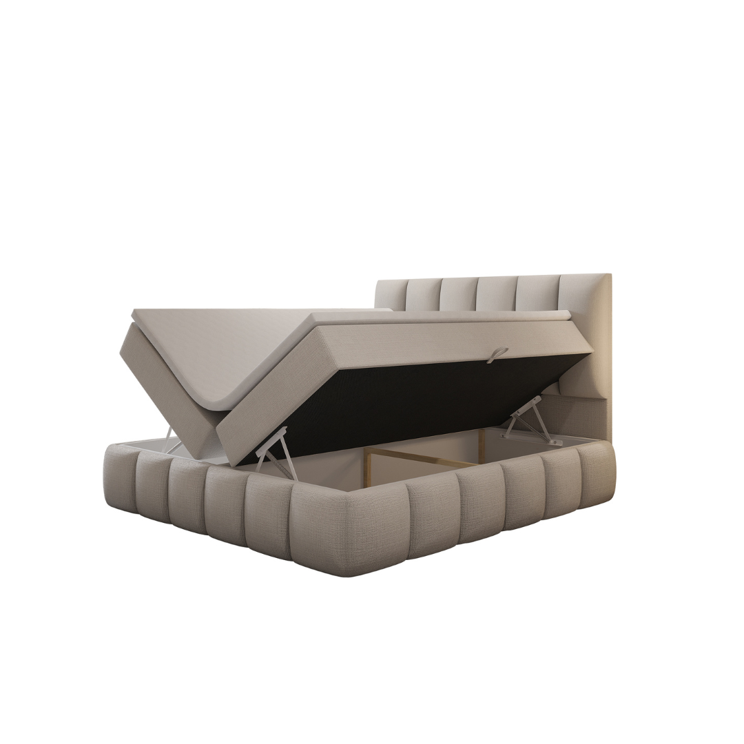 VELORA - Boxspringbett mit Bettkasten