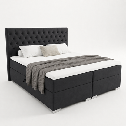 CHESLO – BOXSPRINGBETT MIT BETTKASTEN