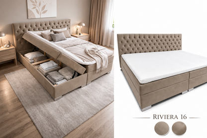 CHESLO – BOXSPRINGBETT MIT BETTKASTEN