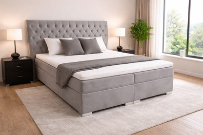 CHESLO – BOXSPRINGBETT MIT BETTKASTEN