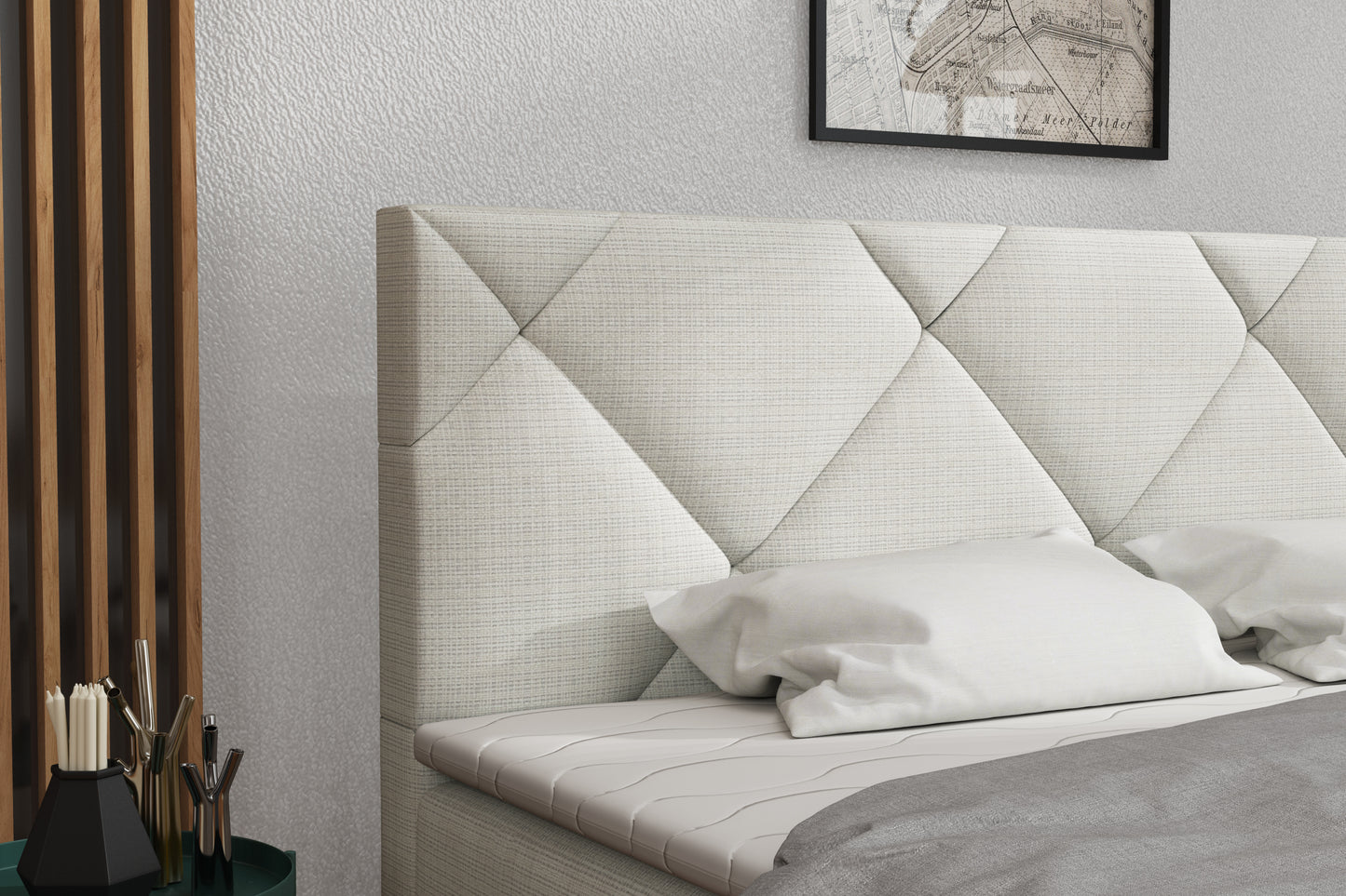 PAVIA – Boxspringbett mit italienischem Design