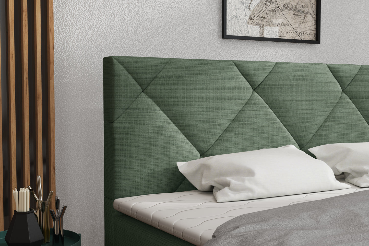 PAVIA – Boxspringbett mit italienischem Design